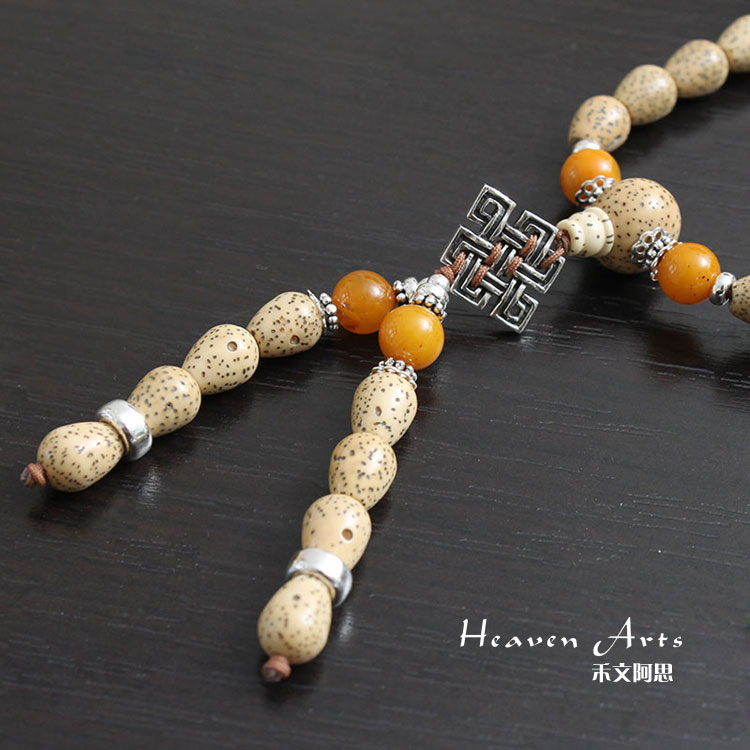 滴水星月菩提念珠 - 佛珠佛物 - 文化用品,HeavenArts 禾文阿思异域风情手工精品专卖店
